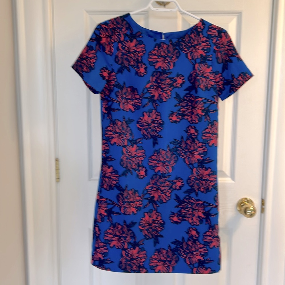 J Crew Floral Shift Dress